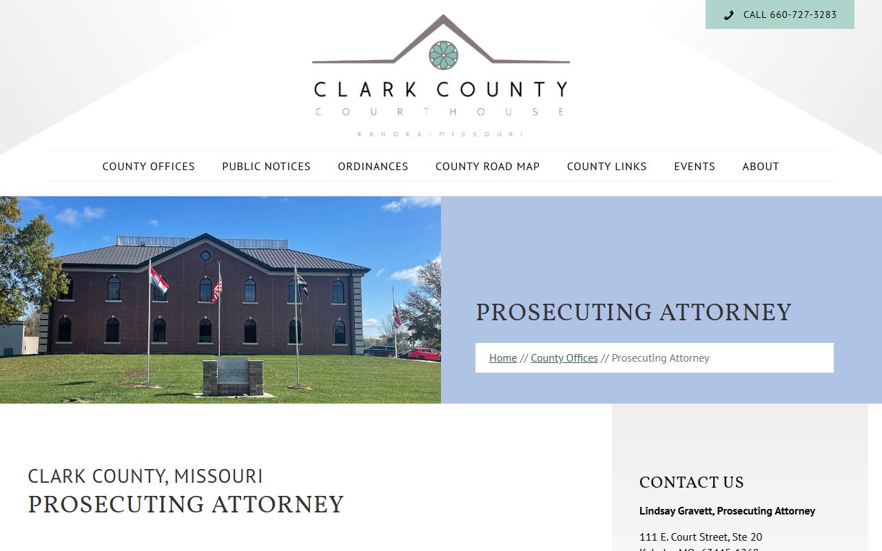 Clark County arrest records and court charges Prosecuting Attorney page