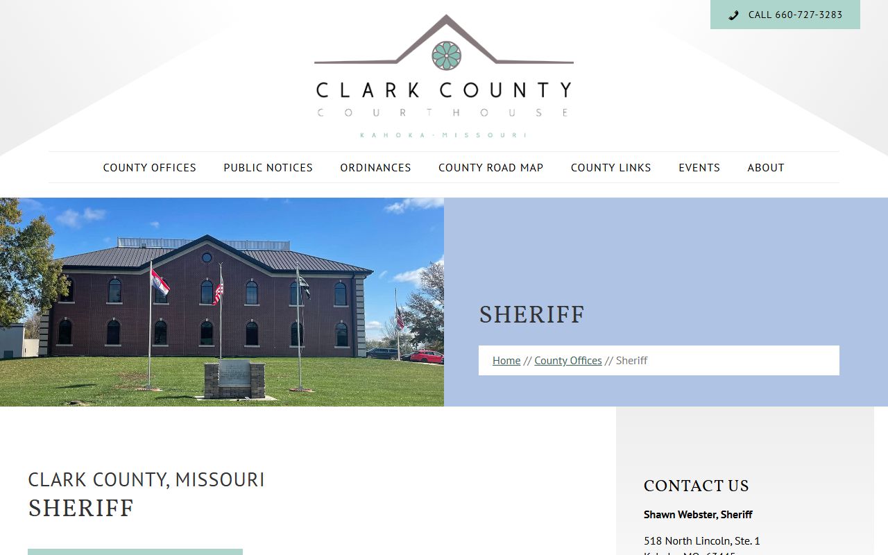 Clark County warrant records official sheriff contact page